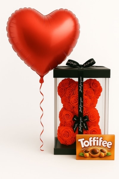 miś poczta kwiatowa warszawa balony z helem