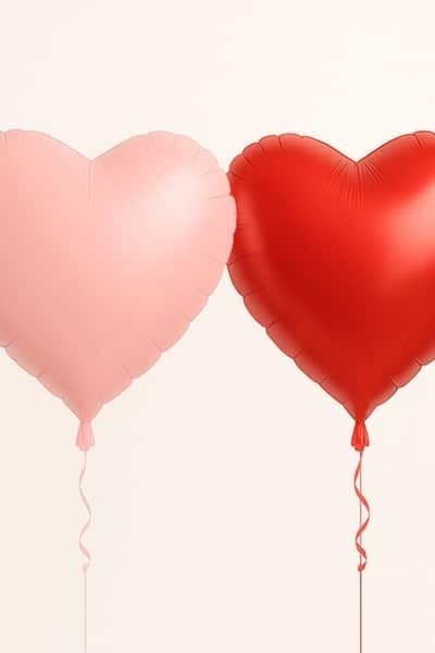 balony z helem serce poczta kwiatowa warszawa