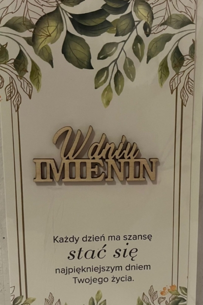 kartka imieniowa poczta kwiatowa Warszawa
